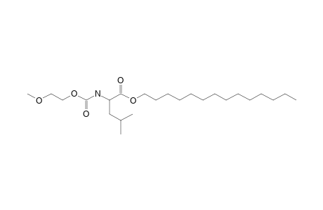 L-Leucine, N-(2-methoxyethoxycarbonyl)-, tetradecyl ester