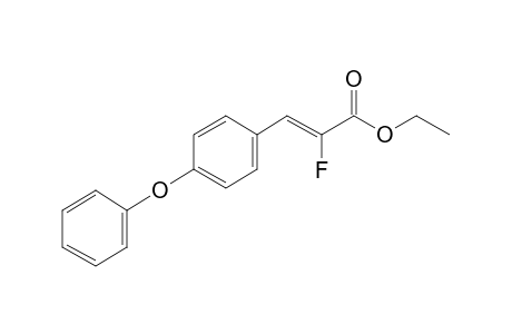 Ethyl .alpha.-fluoro-4-phenoxy-cinnamate