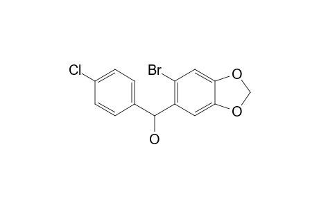 (6-Bromo-1,3-benzodioxol-5-yl)(4-chlorophenyl)methanol