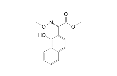 2-Naphthaleneacetic acid, 1-hydroxy-alpha-(methoxyimino)-, methylester