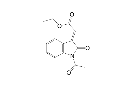 Ethyl (E)-2-(1-acetyl-2-oxoindolin-3-ylidene)acetate