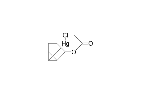 (5-Acetoxy-exo, exo-tricyclo-[2.2.1.0(2.6)]-hept-3-yl)-quecksilberchlorid