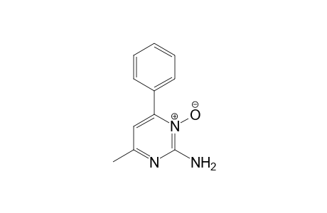 2-Pyrimidinamine, 4-methyl-6-phenyl-, 1-oxide