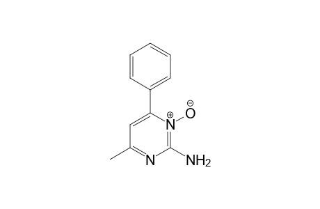 2-Pyrimidinamine, 4-methyl-6-phenyl-, 1-oxide