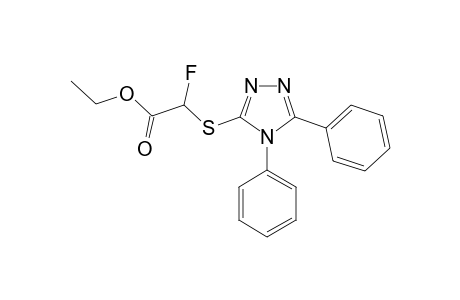 ETHYL-ALPHA-FLUORO-ALPHA-[2-(1,5-DIPHENYL-1,3,4-TRIAZOLYL)-THIO]-ACETATE