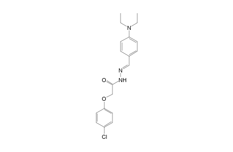 2-(4-Chloranylphenoxy)-N-[(E)-[4-(diethylamino)phenyl]methylideneamino]ethanamide