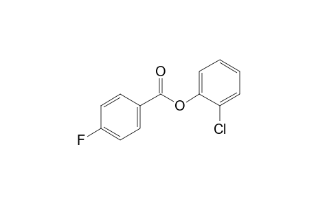 4-Fluorobenzoic acid, 2-chlorophenyl ester