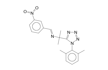 5-[1-Methyl-1-(3-nitrobenzylideneamino)ethyl]-1-(2,6-xylyl)-1H-tetrazole