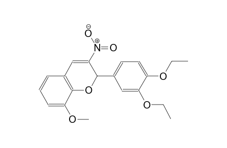 2-(3,4-Diethoxyphenyl)-8-methoxy-3-nitro-2H-chromene