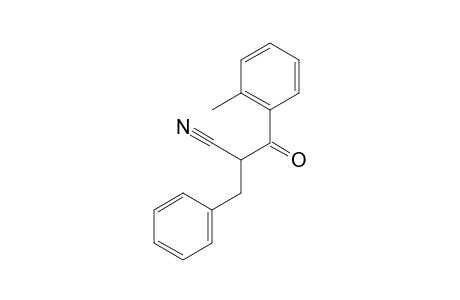 2-benzyl-3-(2-methylphenyl)-3-oxopropanenitrile