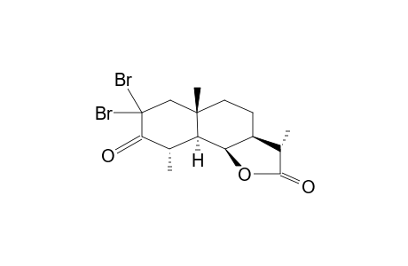 4-B-H,5-A-H,11-B-H-EUDESMAN-12,6-B-OLIDE,2,2-DIBROMO-3-OXO