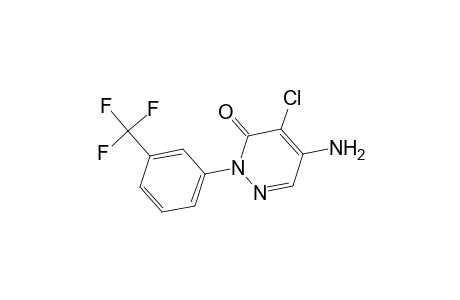 3(2H)-Pyridazinone, 5-amino-4-chloro-2-[3-(trifluoromethyl)phenyl]-