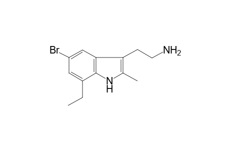 2-(5-Bromo-7-ethyl-2-methyl-1H-indol-3-yl)ethylamine