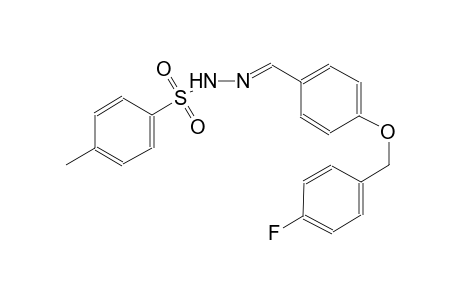 N'-((E)-{4-[(4-fluorobenzyl)oxy]phenyl}methylidene)-4-methylbenzenesulfonohydrazide