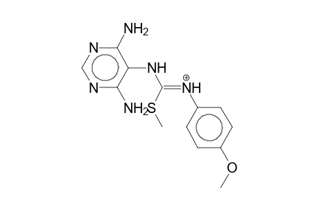 1-(4,6-Diamino-pyrimidin-5-yl)-3-(4-methoxy-phenyl)-2-methyl-isothiourea