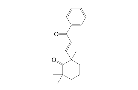 2,2,6-Trimethyl-6-[(1E)-3-oxo-3-phenyl-1-propenyl]cyclohexanone