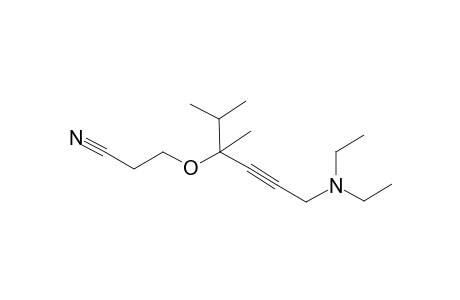 Propanenitrile, 3-[4-diethylamino-1-methyl-1-(1-methylethyl)-2-butynyloxy]-