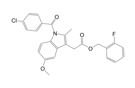 2-fluorobenzyl [1-(4-chlorobenzoyl)-5-methoxy-2-methyl-1H-indol-3-yl]acetate
