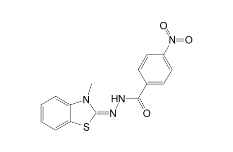 N'-(3-Methylbenzothiazol-2(3H)-ylidene)-4-nitrobenzohydrazide