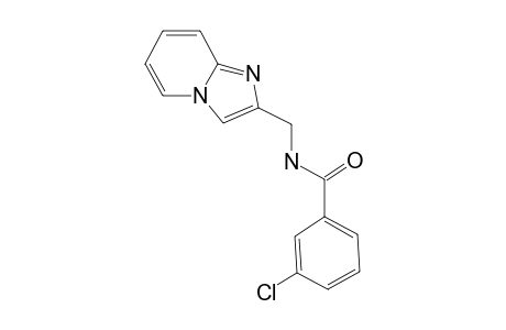 Benzamide, 3-chloro-N-(imidazolo[1,2-a]pyrid-2-yl)methyl-