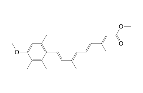 Methyl all-trans-9-(4-methoxy-2,3,6-trimethylphenyl)-3,7-dimethyl-2,4,6,8-nonatetraenoate
