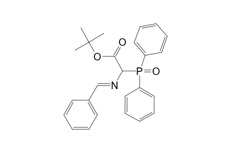 TERT.-BUTYL-N-BENZYLIDENE-ALPHA-(DIPHENYLPHOSPHINOYL)-GLYCINATE