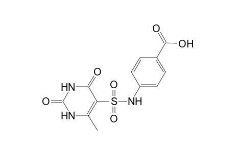benzoic acid, 4-[[(1,2,3,4-tetrahydro-6-methyl-2,4-dioxo-5-pyrimidinyl)sulfonyl]amino]-