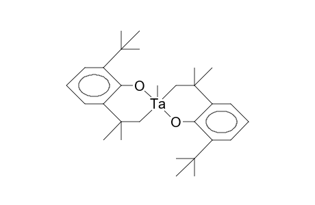 Bis(2,2-dimethyl-3,4-(5-tert-butyl-benzo)-5-oxa-pentan-1,5-diyl)-methyl tantalum