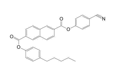 Naphthalene-2,6-dicarboxylic acid, 4-cyanophenyl ester 4-pentylphenyl ester