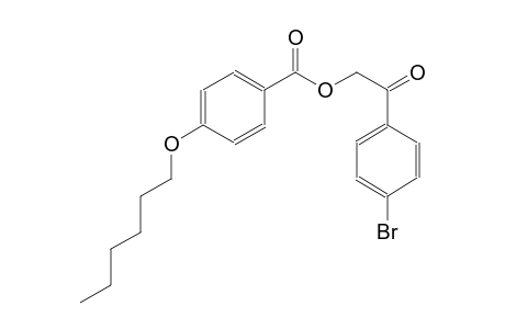 Benzoic acid, 4-(hexyloxy)-, 2-(4-bromophenyl)-2-oxoethyl ester