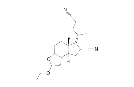 6-Cyano-4-methyl-5-(3-cyano-1-methylpropylidene)-11-ethoxy-12-oxatricyclo[7.3.0.0(4,8)]dodecane