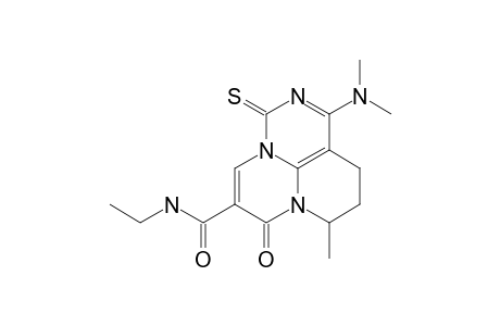 N-ETHYL-1-DIMETHYLAMINO-7-METHYL-6-OXO-3-THIOXO-7,8-DIHYDRO-3H,6H,9H-2,3A,6A-TRIAZAPHENALENE-5-CARBOXAMIDE