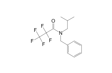 Pentafluoropropionamide, N-benzyl-N-isobutyl-