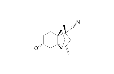 7-Methyl-9-methylene-3-oxotricyclo[4.3.3.0(1,6)]dodecan-7-carbonitrile