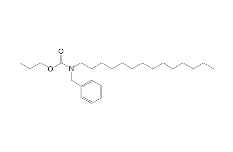 Carbamic acid, N-benzyl-N-tetradecyl-, propyl ester