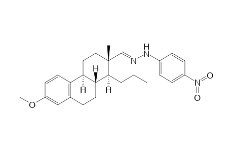 16,17-Seco-3-methoxyestra-1,3,5(10)-trien-17-al-(p-nitrophenyl)-hydrazone