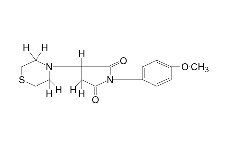 N-(p-methoxyphenyl)-2-thiomorpholinosuccinimide