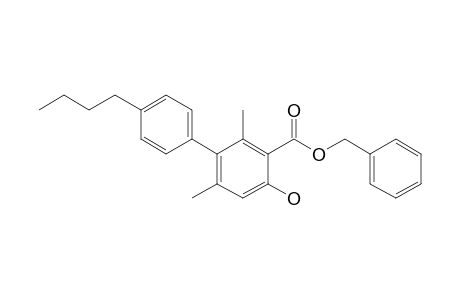 Benzyl 4'-butyl-4-hydroxy-2,6-dimethylbiphenyl-3-carboxylate