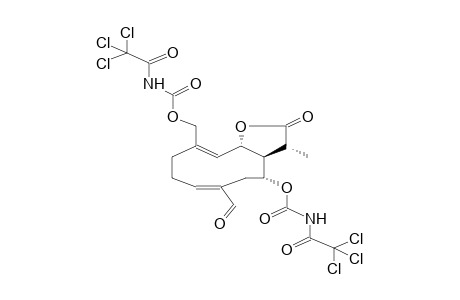 8,15-DI-O-TRICHLOROACETYLCARBAMOYL-11BETA,13-DIHYDROUROSPERMAL A FROMUROSPERMUM DELECHAMPII