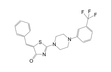 (5Z)-5-benzylidene-2-{4-[3-(trifluoromethyl)phenyl]-1-piperazinyl}-1,3-thiazol-4(5H)-one