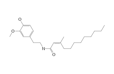 (Z)-N-[2-(4-hydroxy-3-methoxy-phenyl)ethyl]-3-methyl-dodec-2-enamide