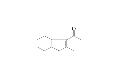 1-(4,5-Diethyl-2-methyl-1-cyclopenten-1-yl)ethanone