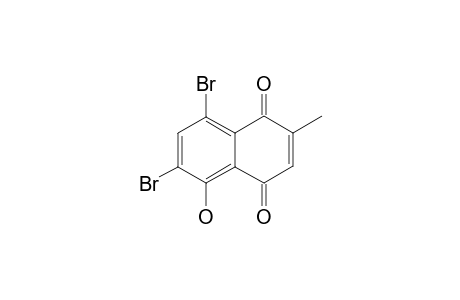 6,8-Dibromoplumbagin