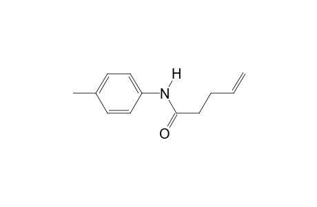 N-(4-methylphenyl)pent-4-enamide