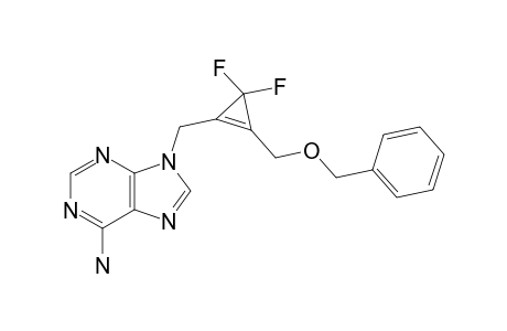 9-[[2-(BENZYLOXYMETHYL)-3,3-DIFLUOROCYCLOPROPENYL]-METHYL]-ADENINE