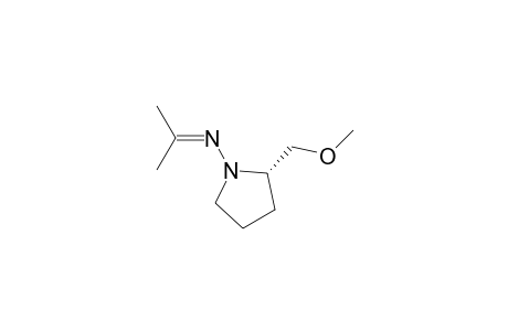 1-Pyrrolidinamine, 2-(methoxymethyl)-N-(1-methylethylidene)-, (S)-