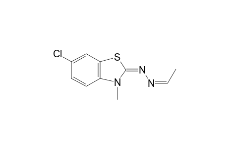 2-Ethylidenehydrazono-3-methyl-6-chloro-2,3-dihydrobenzothiazole