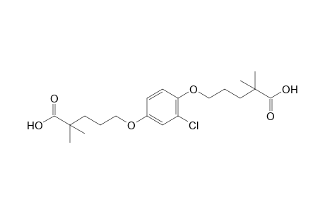 5,5'-[(2-chloro-p-phenylene)dioxy]bis[2,2-dimethylvaleric acid]