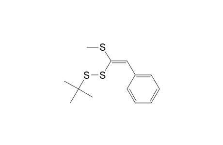 1-[2-(tert-Butyldithio)-2-(methylthio)ethenyl]benzene