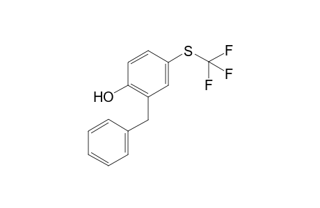 2-Benzyl-4-[(trifluoromethyl)thio]phenol